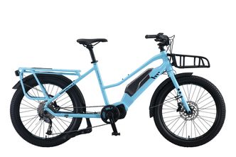 Funk-E 6 er en av bestselgerne fra Hardrocx/HR. Den har bagasjebærer integrert i ramma, med 60 kilo lastekapasitet. Veiledende pris er 42.990 kroner. Foto: Hardrocx