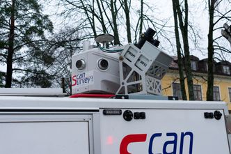 Skanneutstyret er stappet fullt av teknologi som gjør det mulig å levere fullstendig punktsky og annen nødvendig data. Foto: DeltaV