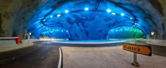 Første og eneste undersjøiske rundkjøring i Atlanterhavet. Foto: NCC/Olavur Frederiksen