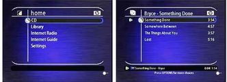 Menysystemet.