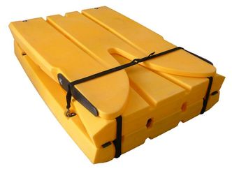 Brettet er sammenleggbart og skal kunne settes sammen på ett minutt. Foto: Origami Paddler