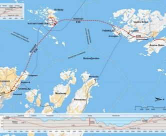 Kartskisse over Rogfast-området. Illustrasjon: Statens vegvesen