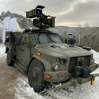 Slovensk JLTV med M153 Crows og Spike-launcher. Foto: Rafael Advanced Defense Systems