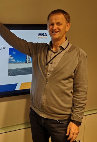 Fagansvarlig for asfalt i EBA, Arne Aakre Foto:  Jarle Skoglund