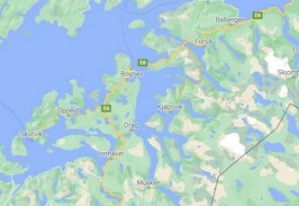 Begge fergestrekningene krysser Tysfjorden sørvest for Narvik. Illustrasjon:  Statens vegvesen