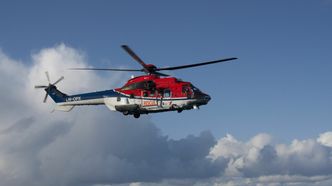 AS332L1 awsar-maskinen som ble satt inn på Florø høsten 2017 hadde tidligere vært stasjonert på Heidrun. Foto:  John Erik Norstrøm