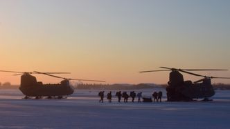 Amerikanske CH-47F Chinook på øvelsen Arctic Edge 2020. Foto:  John Pennell