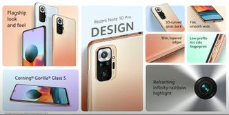 <strong>Penest:</strong> I følge Xiaomi har den nye Redmi 10-serien ledende design. Tja. Foto: Xiaomi