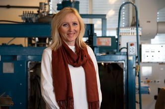 Avdelingsleder for WIEW Kristin Wickstrøm ser nye muligheter for den unike kompetansen til IFE innen blant annet petroleums-, transport og næringsmiddelindustrien. Foto: TU Media