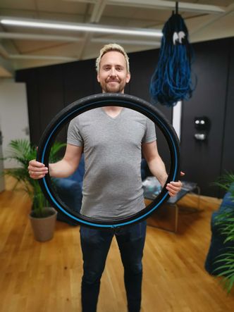 – Vi vil redusere CO2-utslippene med inntil 80 prosent, målt mot dagens bransjestandard, sier daglig leder Alexander Gjendem Gjørven. Foto:  Retyre