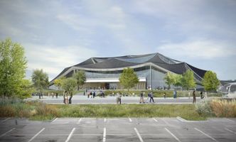 Knappe to mil unna Downtown West-prosjektet er Google konsernhovedkvarter Mountain View i ferd med å reise seg. Det er også et gigantprosjekt, og skal stå ferdig mot slutten av 2021. Illustrasjon: Google