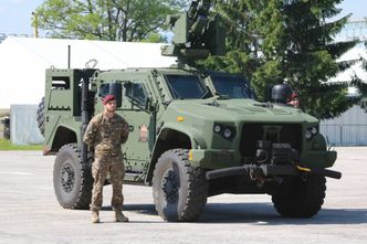 Slik ser Oshkosh JLTV ut med slovenske merker og Protector RWS på taket – foreløpig uten panservernmissil. Foto: Borut Podgoršek, Det slovenske forsvarsdepartementet