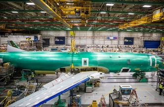 Første norske P-8A fikk i slutten av mai vinger på Boeings sluttmonteringsfabrikk. Foto:  Boeing/FMA