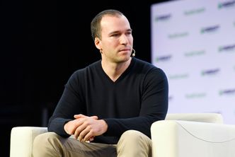 Teknologidirektør Greg Brockman i Open AI under TechCrunch Disrupt 2019 Foto: Steve Jennings (Lisensert under CC BY 2.0)