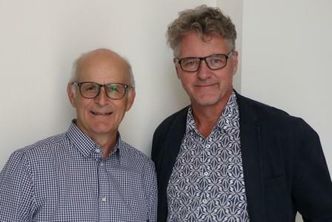 Gründerne Raimo Issal (f.v.) og Håkan Wernersson. Foto: Akoustos AB