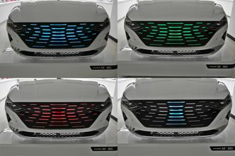 Hyundai Mobis' lysgrill, presentert i juni 2021. Foto: S.J.HONG/Hyundai Mobis