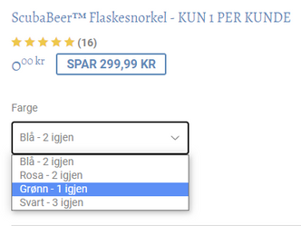 Foto: Skjermdump fra utstyrshoppen.com