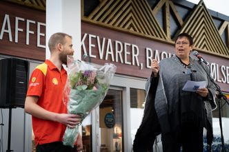 Ordfører Rita Ottervik i Trondheim sto for den offisielle åpningen av Shell Klett.