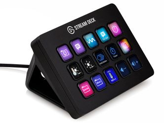 Stream Deck Mark 2, med nytt stativ. Foto: Elgato