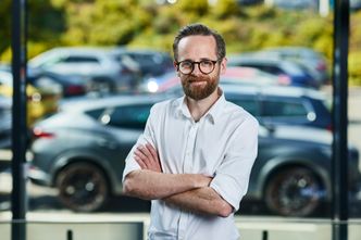 Øyvind Rognlien Skovli, kommunikasjonsdirektør i Harald A. Møller. Foto:  Kilian Munch