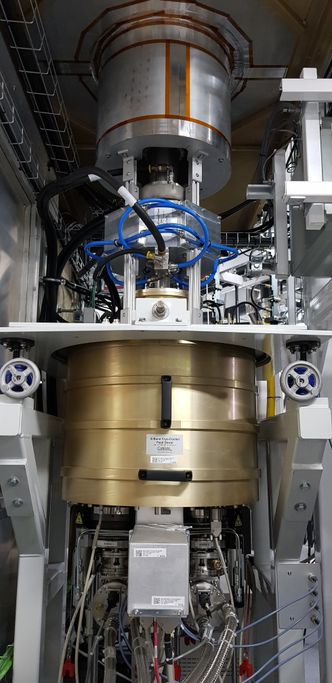 Systemet som kjøler ned elektronikken til 10 K - tilsvarende omtrent minus 263 grader C. Foto: ESA