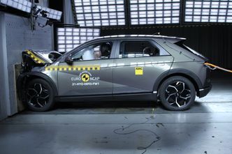Hyundai Ioniq 5 får god omtale etter kollisjonstester. Foto: Euro NCAP