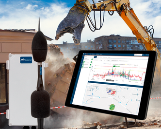 Slik ser den ut, løsningen som kan måle støy og skille ulike støykilder fra hverandre. Foto:  Norsonic