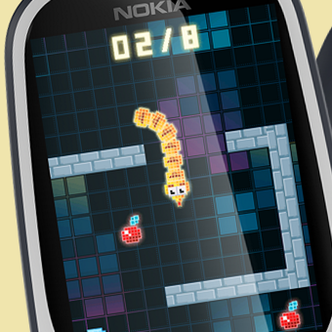 Er 2017-versjonen av Snake bedre enn den originale 3310-versjonen av spillet? Kjør debatt! Foto:  HMD Global
