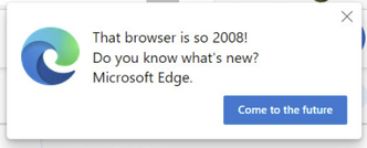 Ny og ny, fru Blom. Foto: Microsoft