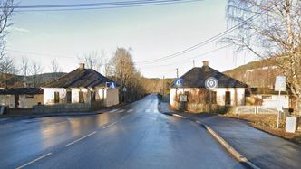 Peder Ankers plass, slik det ser ut nordover langs Sørkedalsveien. Foto:  Google Maps