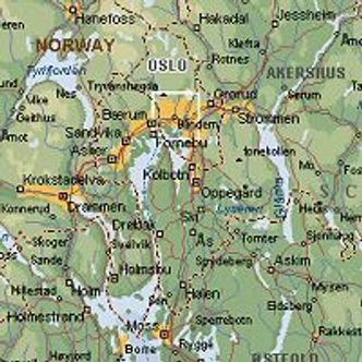 Oslofjorden i Encarta 99. Skjermbilde:  Digi.no