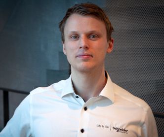 Erik Gjesdal, Schneider Electric. Foto: Silje Bekkevold