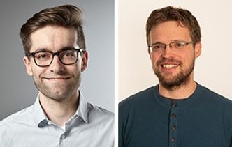 Victor Greiff og Geir Kjetil Sandve. Foto:  UiO