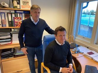Roy Holth (tv.) og Fredrik Holth. Foto: GHG