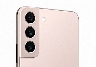 Kamerabump: S22 og S22 + har den samme utformingen av kamerautstikket som før med to av tre kameraer er nye Foto:  Samsung