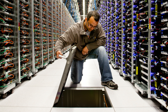 Et av Googles datasentre i Georgia.