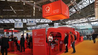 Q-Free har kunder over hele verden, og er selvskreven deltager på en stor messe som Intertraffic. Foto: Jarle Skoglund