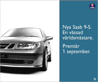 Helsides SAAB-annonse i Ekonomi24.se. Faksimile: Ekonomi24.se.