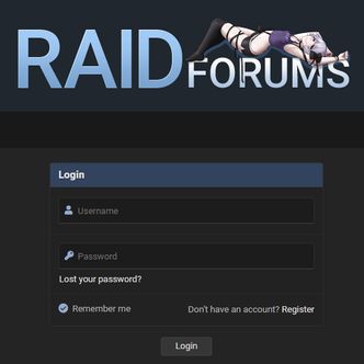 Utsnitt fra RaidForums slik det så ut like før det ble beslaglagt. Skjermbilde: Digi.no