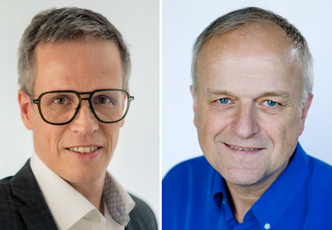 Forståelsen for viktigheten av klimatilpasning er nok økende, men mange mangler rett og slett metoder og verktøy for hvordan de skal gripe det an, skriver Jacob Mehus (t.v.) og Knut Jonassen i Standard Norge. Foto: Standard Norge