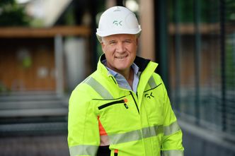 Leif Øie i GK er Divisjonsdirektør Entreprise i GK. Nå ser han etter flere prosjektledere. Foto: Nicolas Tourrenc/ GK Gruppen