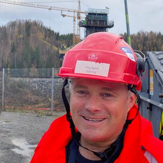 Vegvesenets byggeleder Stig Kjetil Methi. Foto:  Statens vegvesen