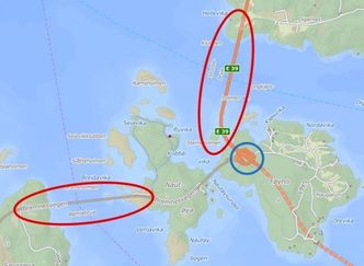 De to bruene ligger ikke så langt fra hverandre. Illustrasjon: Statens vegvesen