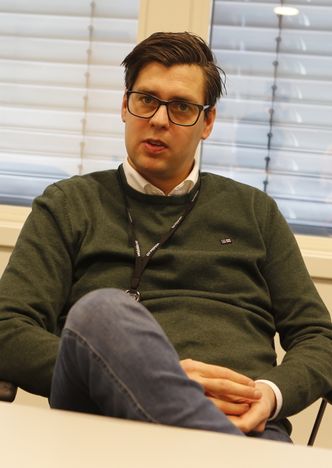 Direktør for Veidekke Asfalt, Martin Holmqvist. Foto: Jarle Skoglund