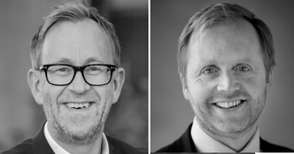 Vi må slutte å sløse med energi. Tiltak for energieffektivisering i bygg må premieres, mener Kim Robert Lisø (t.v.) og Bjørn K. Haugland. Foto:  Privat