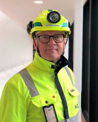 Morten Larsen, HMS-sjef i NCC Infrastructure Norway. Foto: NCC
