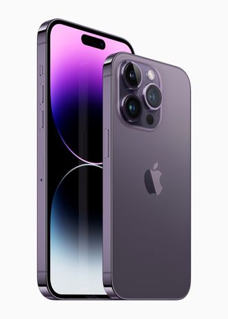 Iphone 14 Pro og 14 Pro Max. Foto: Apple