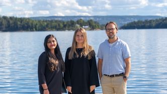 F.V. Anupma Kumari, Kinga Kocemba og Øyvind Strand. Foto: TUM Studio