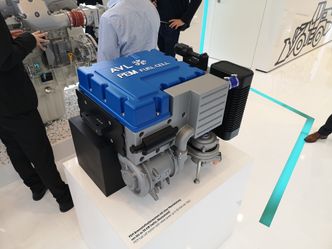 Slik ser hydrogenmotren fra Liebherr ut. Foto:  Jarle Skoglund