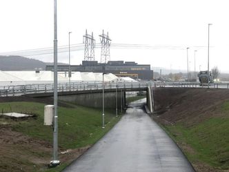 For riksvei 22 er det bygd gang- og sykkelvei med tilhørende kulvert. Foto: Statens vegvesen